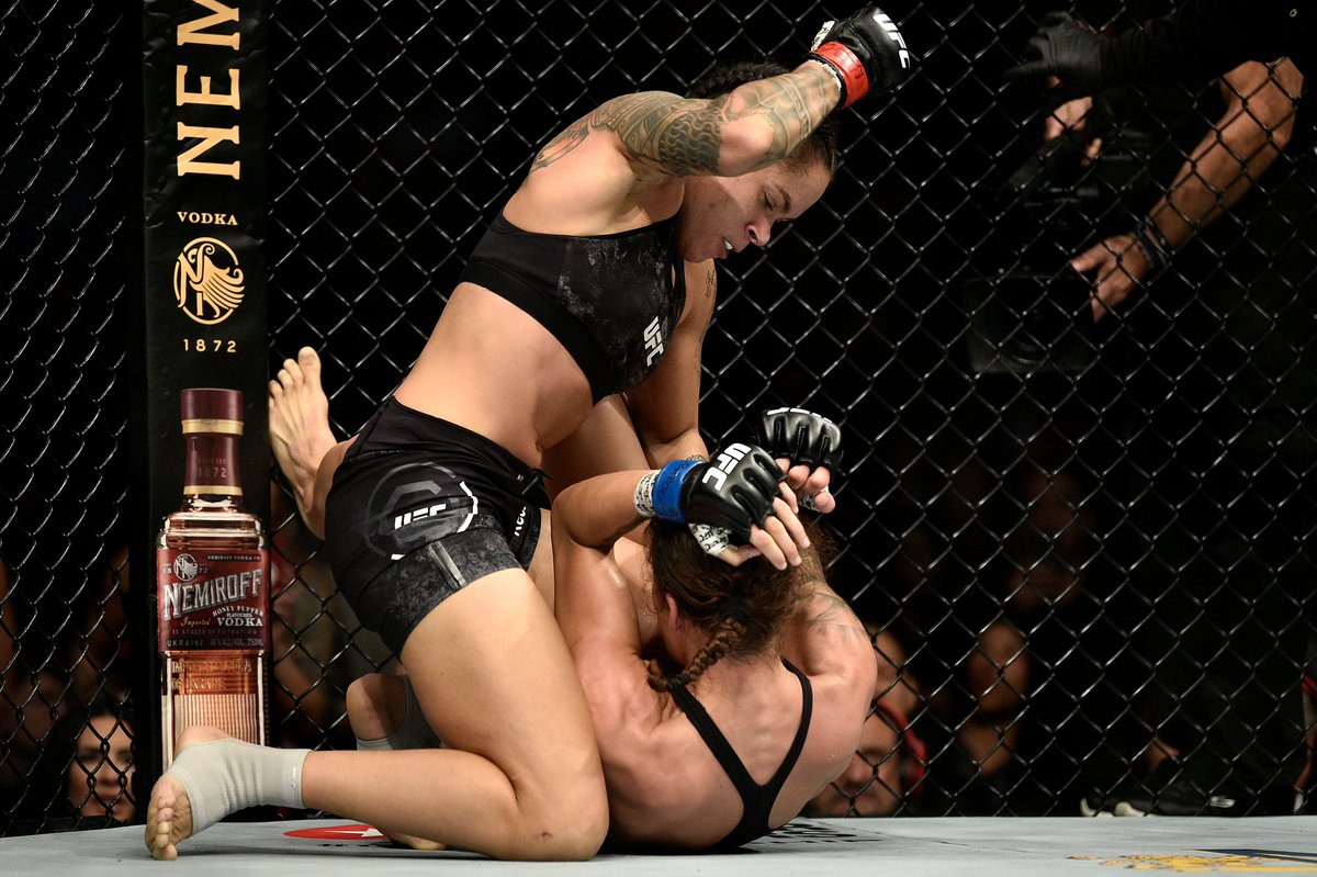 sixth takedown tonight ties Ronda Rousey landed Miesha Tate UFC takedowns l...