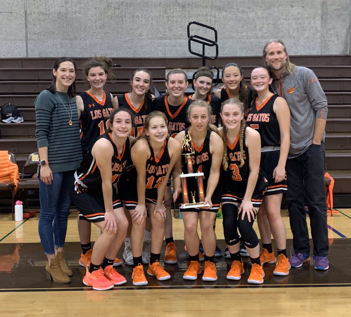 holmteaching's tweet photo. @LGHSAthletics Girls Varsity Basketball takes the championship trophy in the Gunderson Winter Classic with a 58-44 win over the host Grizzlies! #golgcats https://t.co/iLsM06zTUC