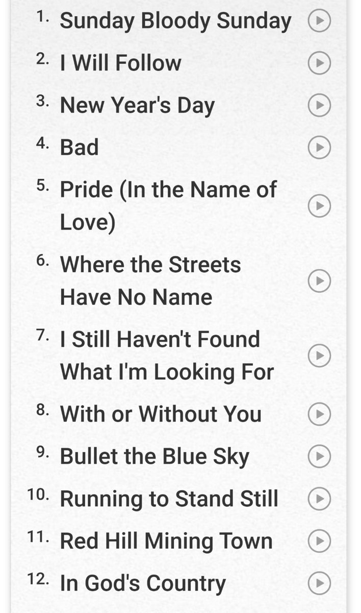 GulatiSinghJ's tweet image. &apos;And therein, as the Bard would tell us, lies the rub.&apos;

This is the potential song list of the U2 concert. And therein lies all that I stand for. Adopted, thanks to U2, in 1989. 

(The quote stolen from Shakespeare &amp;amp; movie Inside Man)

#U2TheJoshuaTree2019 #U2India #U2Mumbai