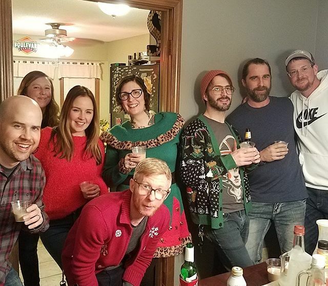 Hey, somebody put rum in my eggnog ... and I like it. <a href="/cmbunn/">embun</a> @enlightenedessence @cory_lee_kirby <a href="/tripp/">tripp millican</a>.kirby <a href="/doubtrageous/">Bobby Digital</a> #friendsxmas #spikedeggnog
