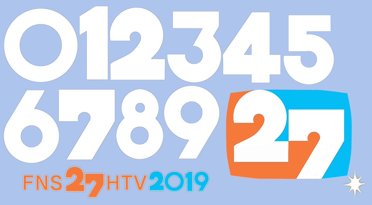 品路チヒロ ｔｖもｖも好き Ar Twitter 絵を描く傍ら素材で今年の２７時間テレビのロゴいじってたら 本来やってたことそっちのけでフォントにしてしまった ２７時間テレビ