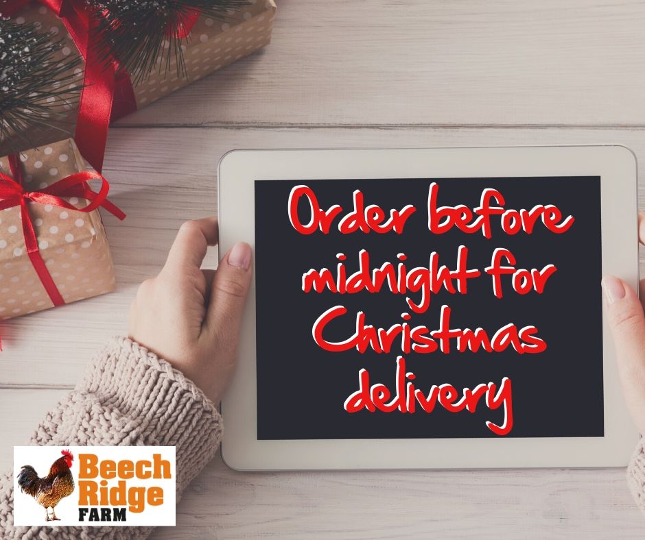 Today is the last day to get your Christmas order in with us. Place your order before midnight.   

#ChristmasDinner #ChristmasTurkey #BeechridgeFarm