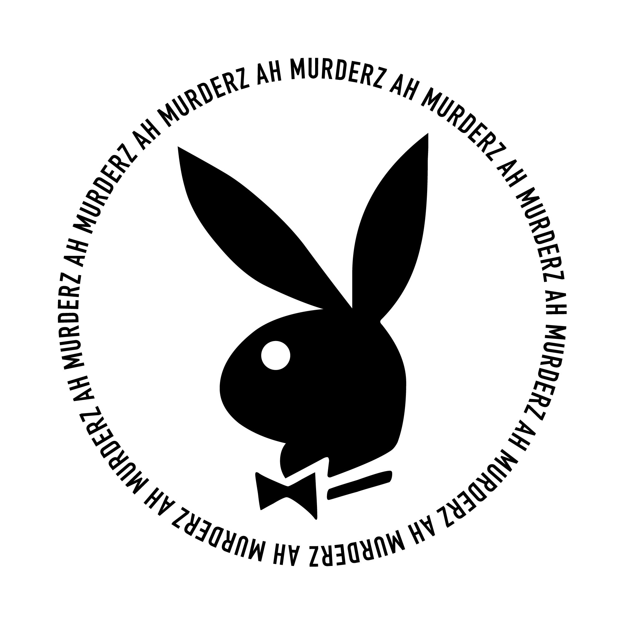 AH MURDERZ × PLAYBOY“Rabbit Head フーディXXL Japanese Rabbit Head Hoodie