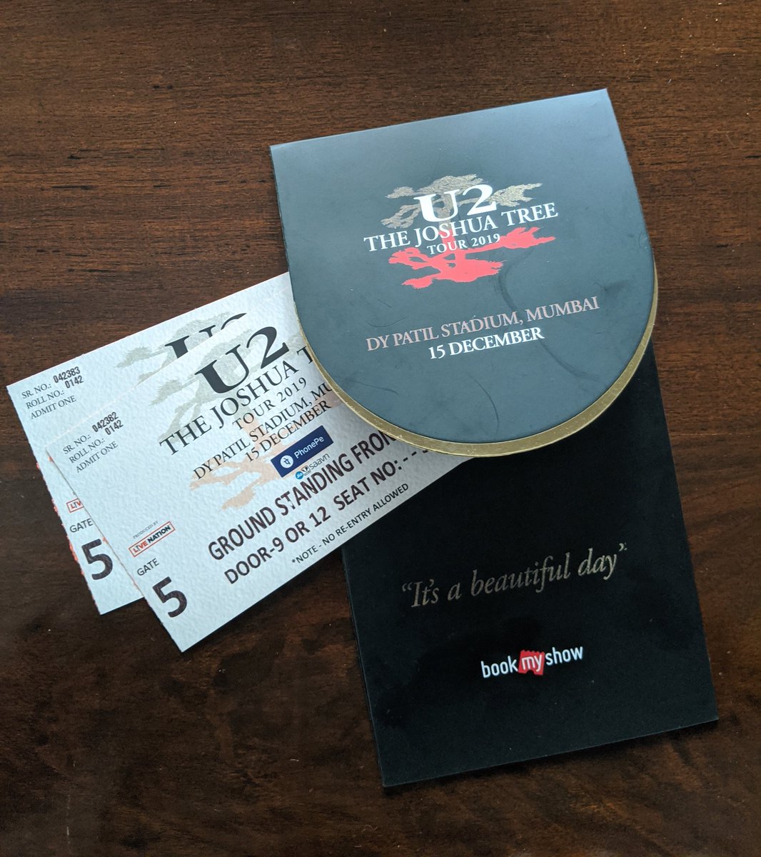 ashwinmushran's tweet image. Sorry - Not selling these! 
#SundayBloodySunday and a fine one it shall be
#U2TheJoshuaTree2019