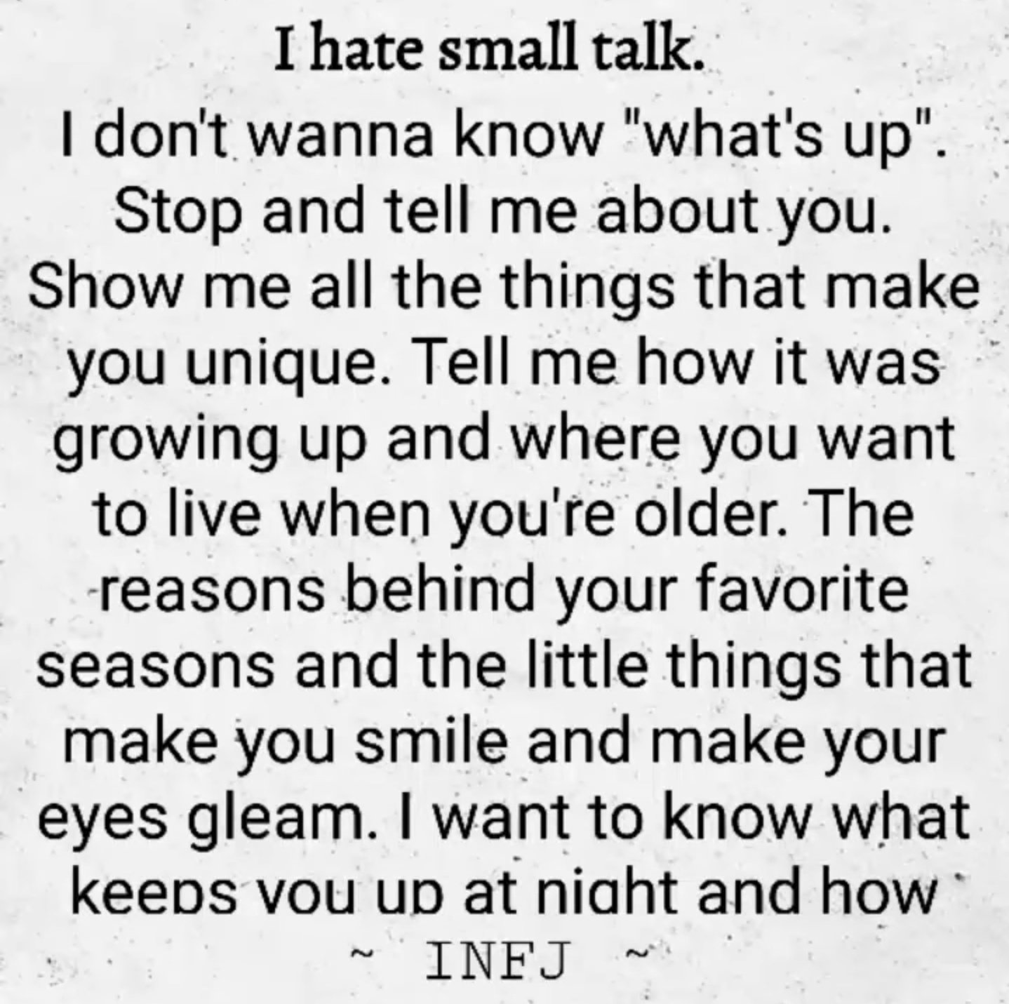 Arbiter Anubis Infj I Hate Small Talk Infj Infp T Co O3rnpfgf8m Twitter Arbiter Anubis Infj I Hate Small Talk Infj Infp T Co O3rnpfgf8m Twitter