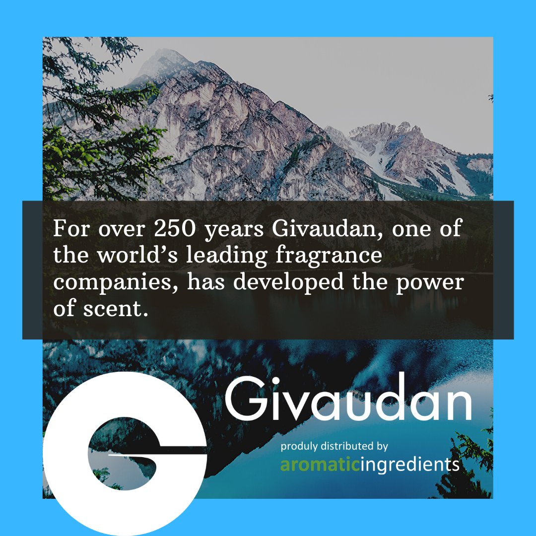 At #Givaudan we have been using fragrance to delight consumers all over the world for 250 years.
#aromaticingredients