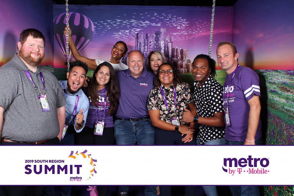 imc713's tweet photo. #2019inReview our @MetroByTMobile conference in #Dallas. Honestly, this was way too much fun to be called work! ๐ #bestinwireless @TMobile https://t.co/v9JW5VPOmr