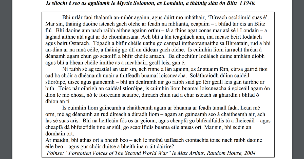 An Blitz agus an oíche is measa ar 29 Nollaig 1940 ...
Leag an Ghearmáin 100,000 buama loiscneach ar Londain
ga.wikipedia.org/wiki/An_Bliotsa
=> Bhí an chathair uilig faoi bharr lasrach => Dóiteán mór Londan II
en.wikipedia.org/wiki/Second_Gr…