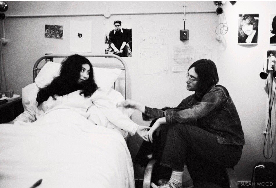 Stamford Brook on Twitter "John & Yoko at Queen Charlotte’s In