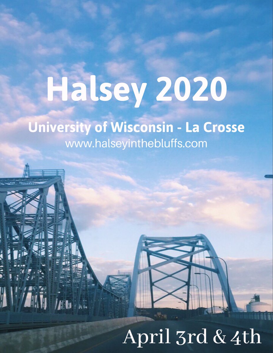 3 days until the price to register for Halsey in the Bluffs raises!! Visit halseyinthebluffs.com for more information and to sign up! 

#deltasigmapi #uwl #lacrosse #halseyinthebluffs