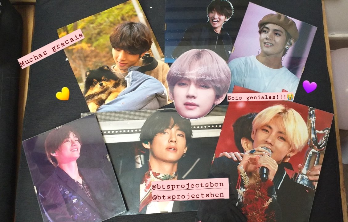 NoaBurton's tweet photo. Me lo he pasado muy bien 🤟🏻 Gracias por organizar estos eventos 💜💫 @KcoffeeSpain @Btsprojects5 @BcnForBTS 😊
#V #HappyVDay #HappyBirthdayV https://t.co/RwXownFmm8