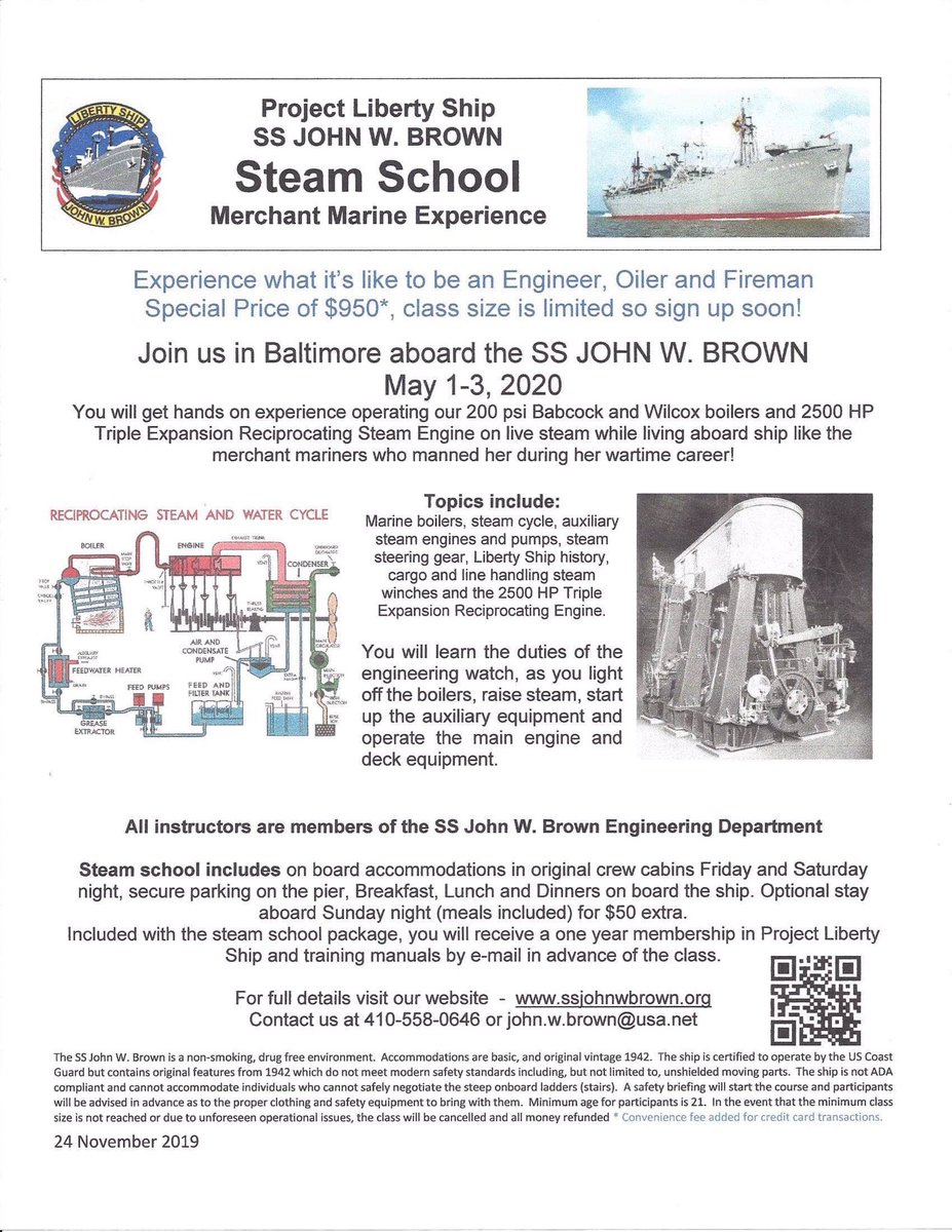 JohnWBrownPLS's tweet photo. Steam School 3 is ready to go. https://t.co/MRn72EPZes #steam #steamschool #projectlibertyship #WW2LibertyShip #keephistoryalive #pressReleaseComingTomorrow #UPDATE https://t.co/bGZEdtzFg5