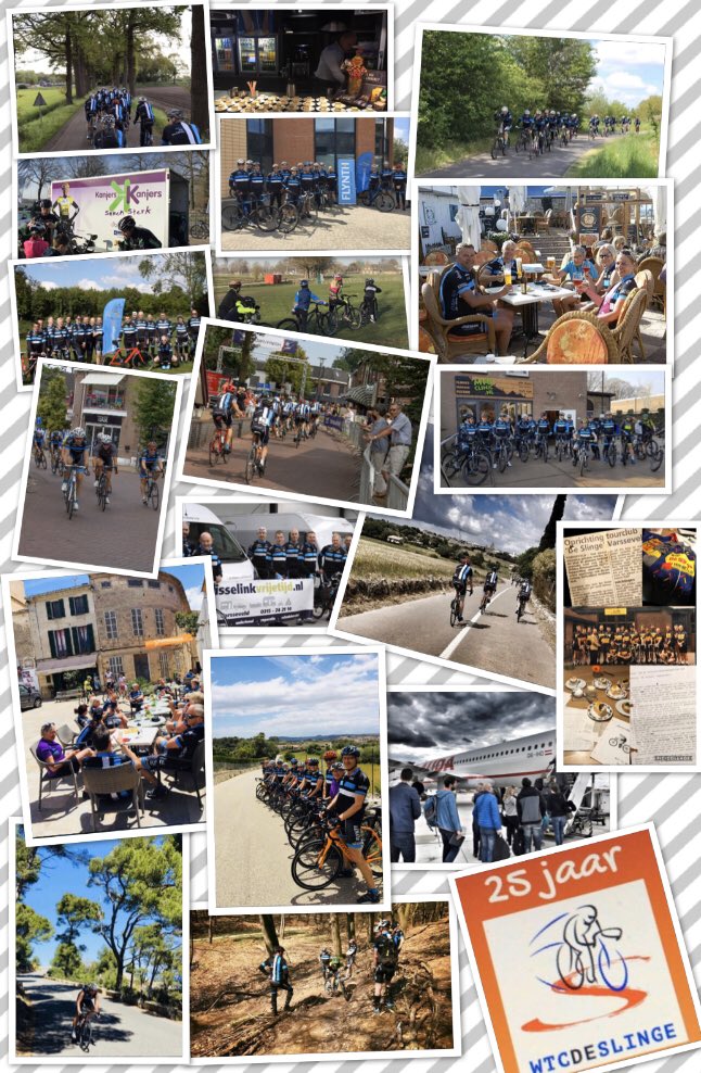 wtcdeslinge's tweet photo. Het jubileumjaar 2019 is bijna voorbij. Wat was het een mooi jaar. Door het jaar heen hebben wij het 25 jarig jubileum van WTC de Slinge gevierd.

Op naar geweldig fietsjaar in 2020. Ook interesse om eens mee te fietsen? Kijk op onze website https://t.co/FePewMqQWE https://t.co/ckRKcjoQSP