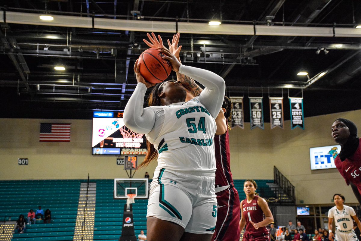 CoastalWBB's tweet photo. Just getting started. Conference play next. 😤

#ChantsUp https://t.co/NBtVgHI2HT