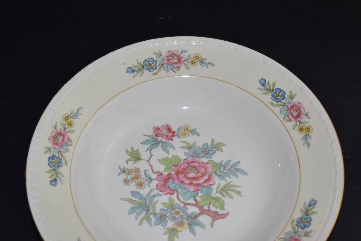 Wisdom_Lane's tweet image. Vintage Set Of 6 Ceramic 1950s Homer Laughlin Soup Bowls With Eggshell Georgian Pattern tuppu.net/c2d616b1 #Etsy #WisdomLane #SetOf6