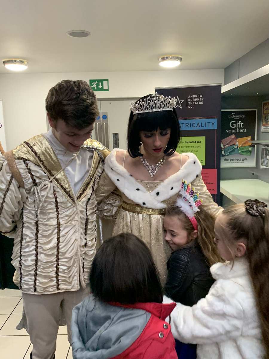 Fantastic way for youngest to spend her birthday. She loved the shout out and meeting Snow White and the Prince at the end. Oh and let’s not forget all the laughter throughout and seeing big sister dancing. Thank you to all <a href="/TheBrindley/">The Brindley Theatre</a> <a href="/beckylake24/">Rebecca Lake</a> <a href="/MichaelStarke57/">Michael Starke</a>