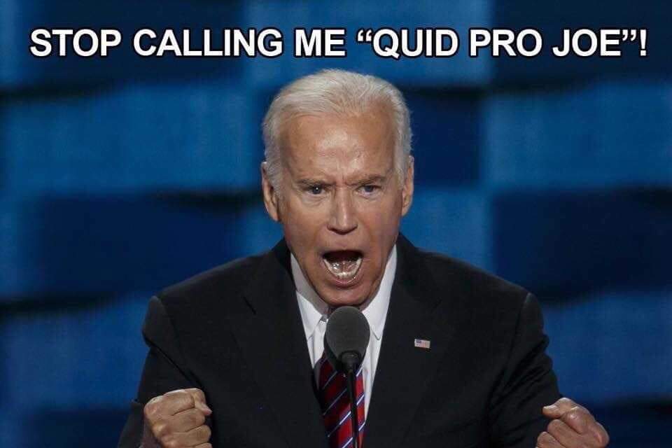 Ryan Fournier on Twitter: &quot;The real Quid Pro Quo was when Joe Biden  threatened to withhold aid from Ukraine if the prosecutor investigating his  son&#39;s corrupt gas company wasn&#39;t fired. Keep Sharing