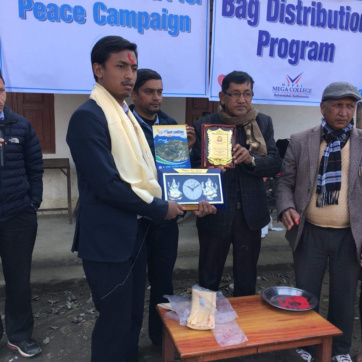 CountMeIncludeM's tweet photo. Geting honored after the successfully completion of #SchoolProject on #Leadership. 
#Paila4Success 
#Steps4BrightFuture 
#MYWorld2030 
#Act4SDGs https://t.co/lIxkYbb400