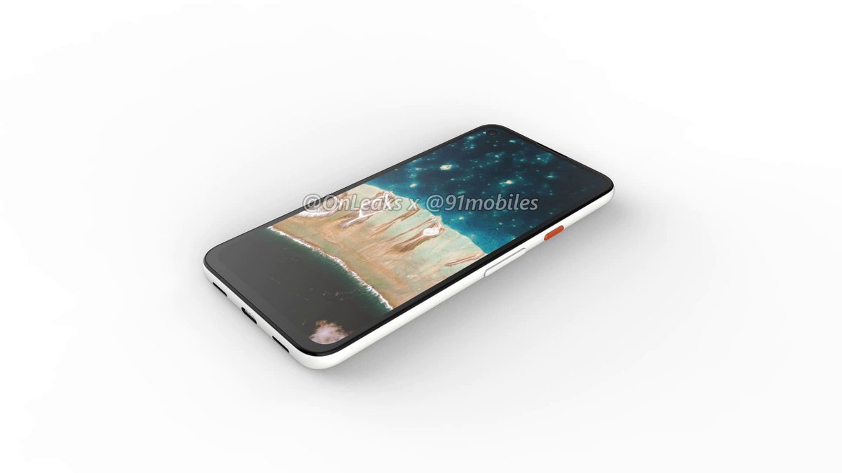 technobip's tweet photo. Les rendus du prochain Pixel 4a de Google montrent un appareil avec écran percé et une prise jack !

#Google #Pixel4a https://t.co/46SNQgFZUS