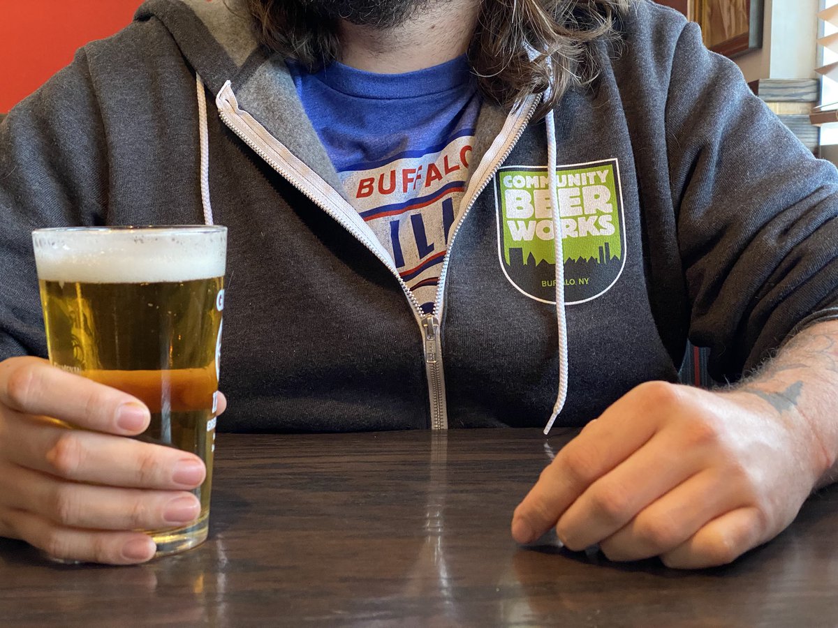 communitybeer's tweet photo. Wherever you’re watching the game, our Community is connected through Buffalo football! Let’s stroll into the playoffs in style—#LetsGoBuffalo! #🏈 #GoBills #LetsGoPils #BooJets https://t.co/LUqFff8MJa