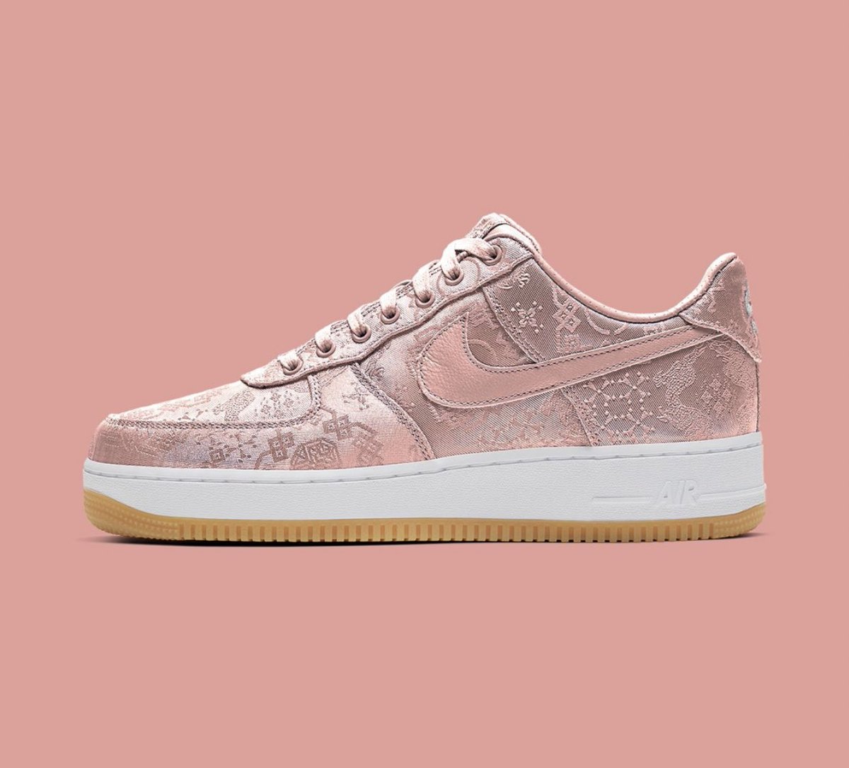 clot nike rose gold