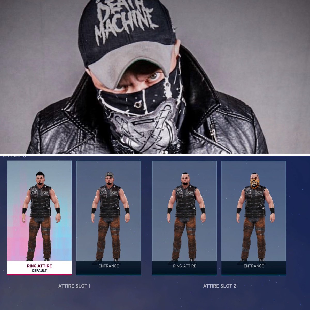 TheRTCPod's tweet photo. Creations The Draw Edition   

To continue The 2K20 Creations 
“The Callihan Death Machine” “The Draw” “World Wide Desperado” 

@TheSamiCallihan 

Who should be next ?

#Draw #OVE #DeathMachine #WorldChamp #StrongStyleBrand https://t.co/x9nQSqYJcA