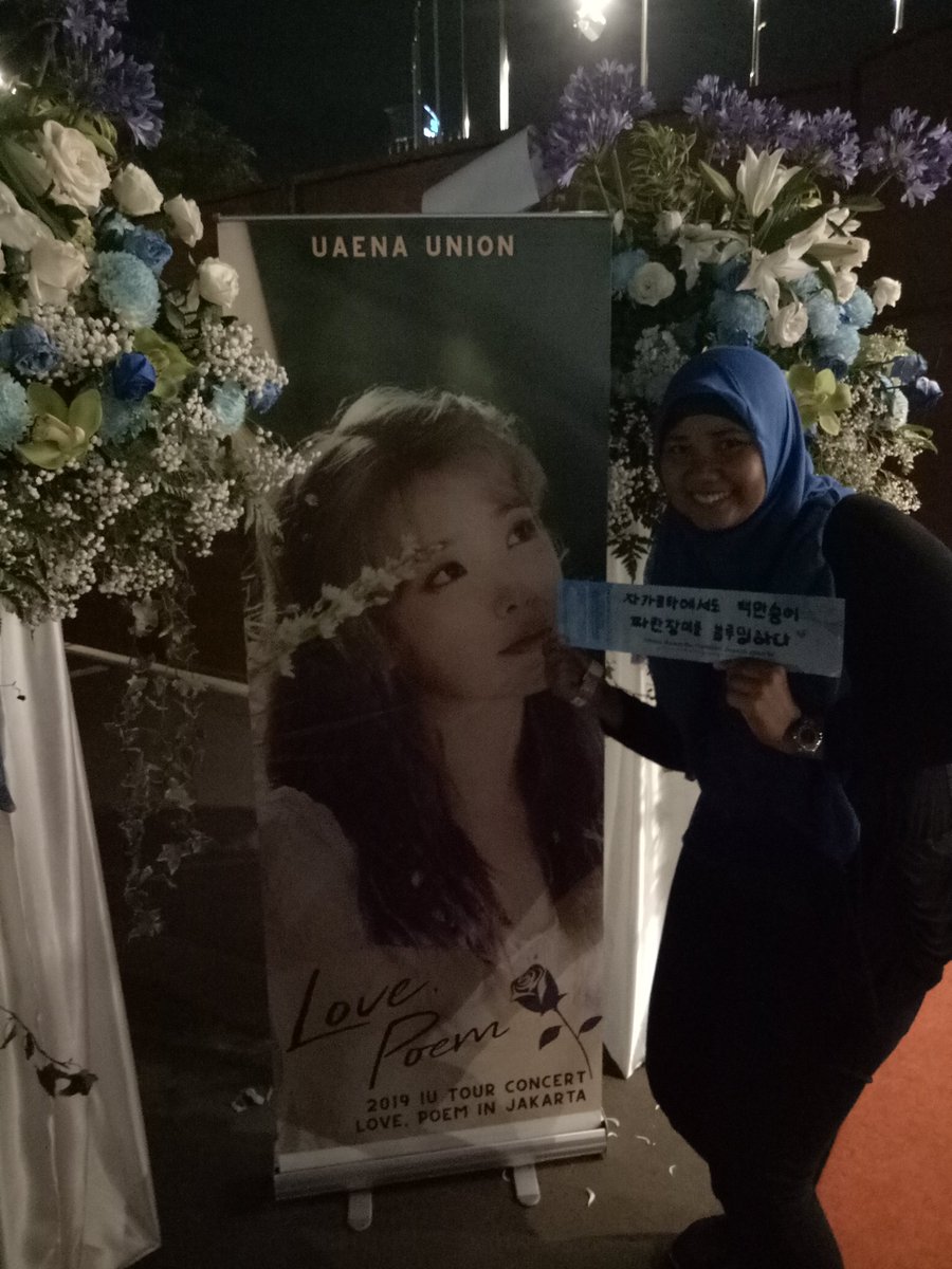 Thank you so much my cutie <a href="/_IUofficial/">아이유(IU)</a> for the amazing concert day 2.  #IU #IUinJKT #iulovepoeminjakarta I'm so excited. Really.. I love you more my cutie 😘😘😘💙💙💙💙💙
And thank you for the project <a href="/IUinJKT/">Uaena Union</a> . Can't wait the next project... 😀😀