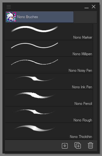 [Repost - Provided a better link]

In the wake of people recently realizing that hey, maybe the kind of brushes that artists use do matter after all, I am sharing mine. Mainly linework and sketch brushes, for Clip Studio Paint

https://t.co/SBIObpYTRi 