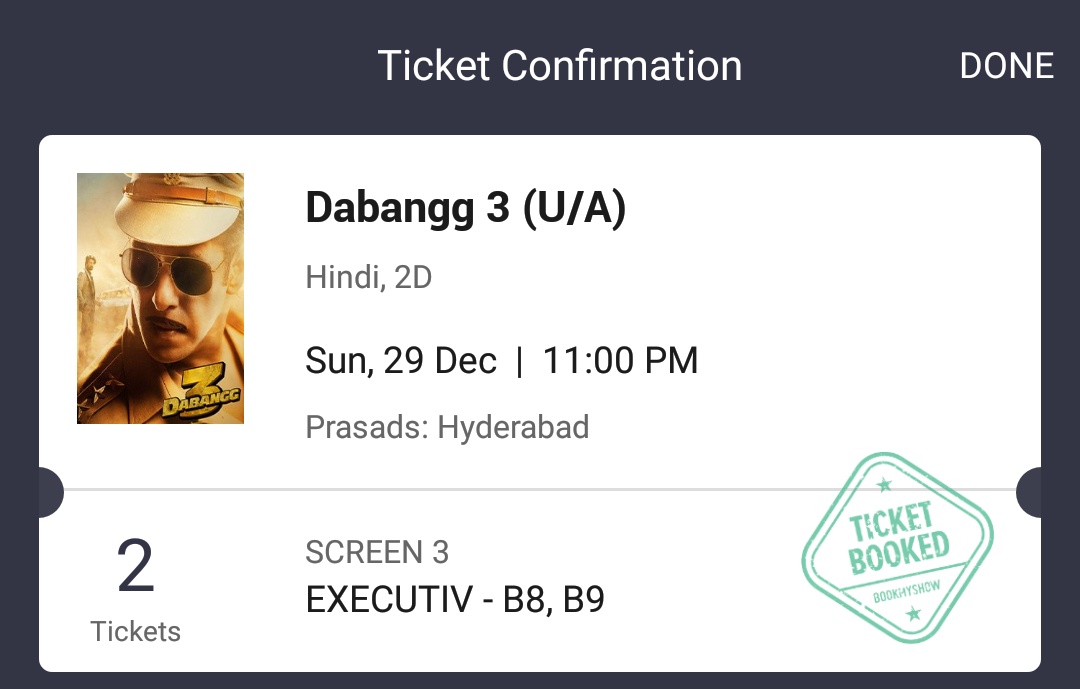 SSALMANISTAN2's tweet photo. Watching 21st Time #Dabangg3
When there is #SalmanKhan movie in theatres can't plan any other thing
#30YearsOfEvergreenMPK
Jeete hai Shaan se @BeingSalmanKhan fan ke naam se https://t.co/jPlN6HcIJj
