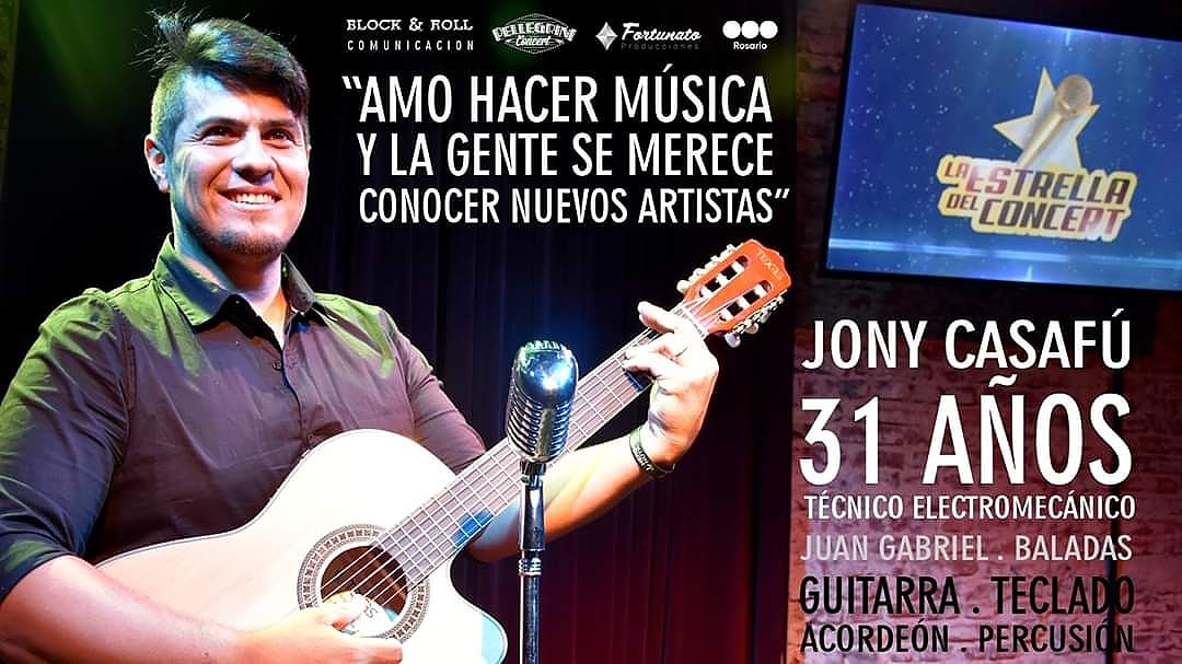 EstrellaConcert's tweet photo. @PelleConcert 
#FortunatoProducciones y
@BlockAndRollTv 
Felicitan a Jony Casafú, gran ganador de la Final Anual de 
La Estrella del Concert.
Éxito para lo que viene!!!
👏🏼👏🏼👏🏼👏🏼👏🏼👏🏼👏🏼👏🏼👏🏼
🗣🎙🎼🎶💪🏼 https://t.co/rj6ktnXzwG