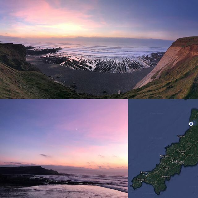 marcfrench's tweet photo. Favourite walk. Most beautiful sky. Rumbling sea. Perfect sunset. https://t.co/OWUtZByGcx https://t.co/JsxrGU10aT