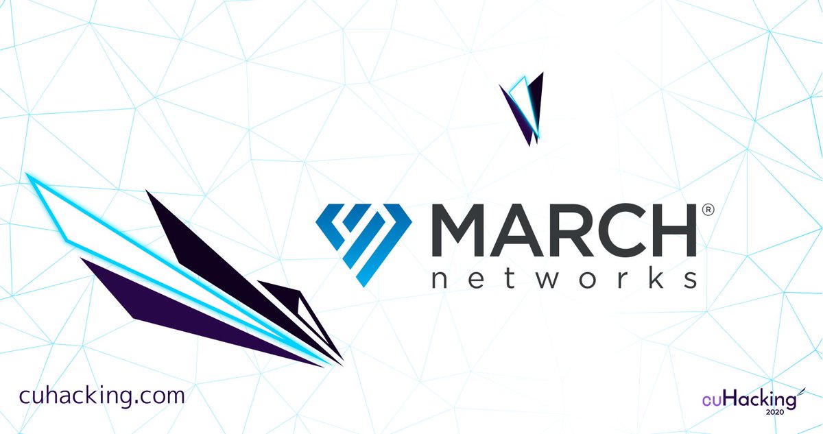 cuhacking's tweet photo. Thanks @MarchNetworks for helping make #cuHacking a reality! March Networks is a global leader in intelligent IP video solutions, working in various industries such as banking, retail, cannabis, transit and more. Weโre excited to see them again on January 11-12 at Carleton! https://t.co/v0Qk3GBBDw