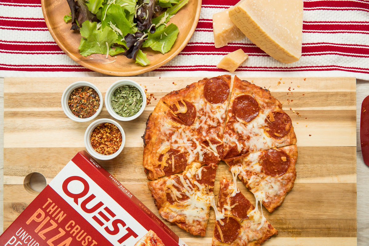 Quest Nutrition on Twitter "Quest Pizza is a great tasting, low net carb frozen pizza made with
