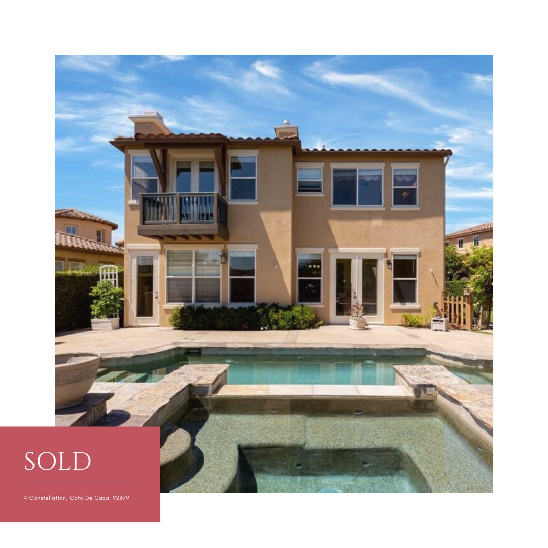 vanleeuwen_re's tweet photo. 🔥Sold! Proud to say 4 Constellation located in Coto De Caza, CA has closed escrow! If you’re looking to make sure that your home closes or attempting to find your next home, Contact Me Today! I’m here to help✍🏼 #orangecounty #missionviejo #ocrealty #landmarkoc #realtorlife https://t.co/IJpTns6jII