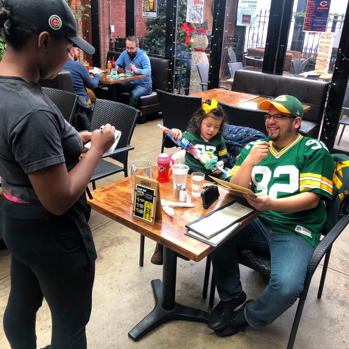 Loganbar's tweet photo. Are you ready for some football?! Our specials today and throughout the playoffs: $5 @gooseisland 312, Green Line, and Born &amp; Raised. Come watch with us and sip on a couple cold ones! 🍻🏈 #logansquare #sundayfunday #footballsunday https://t.co/TwTVMVvCf2