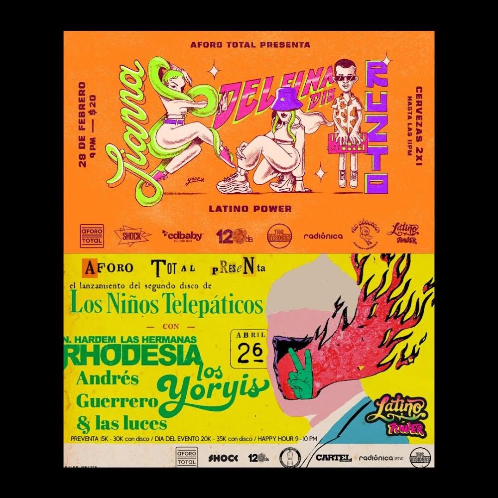 AforoTotal's tweet photo. Comienza la nostalgia de este poderoso año. 
Qué recuerdan de estas maravillas de shows junto a @Liannamusic @DelfinaDib @ruztosoy @NTelepaticos @n_hardem @LosYoryis @aguerrero1111 https://t.co/dosKMCwnPs