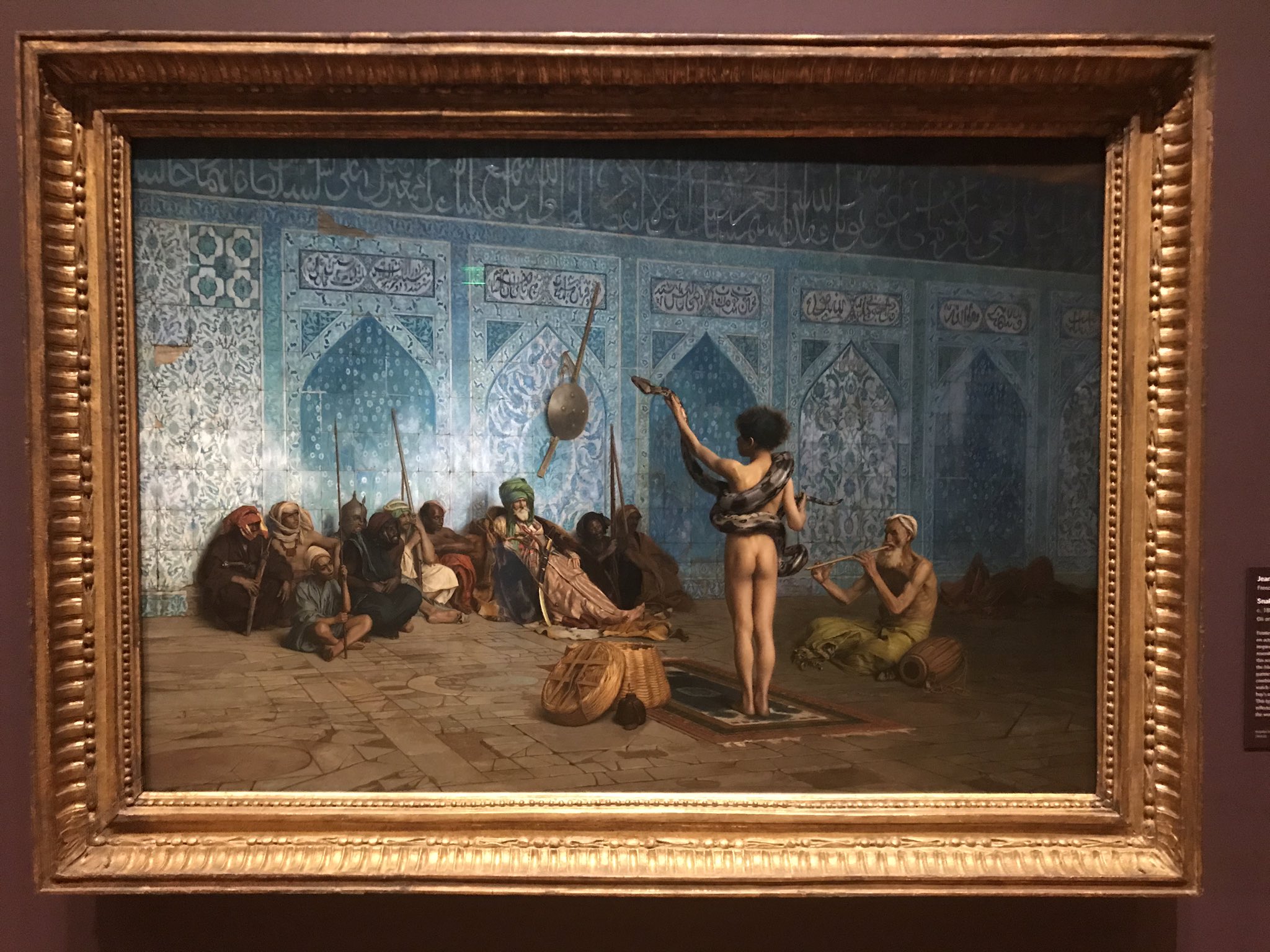 Right now I am staring at the actual Jean-Leon Gerome painting ("The S...