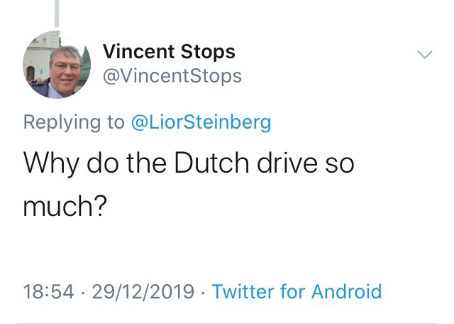 VictorSteps's tweet image. What the bloggers won’t tell you - the Dutch drive so much because of all the cycle-centrism. #Bloggers