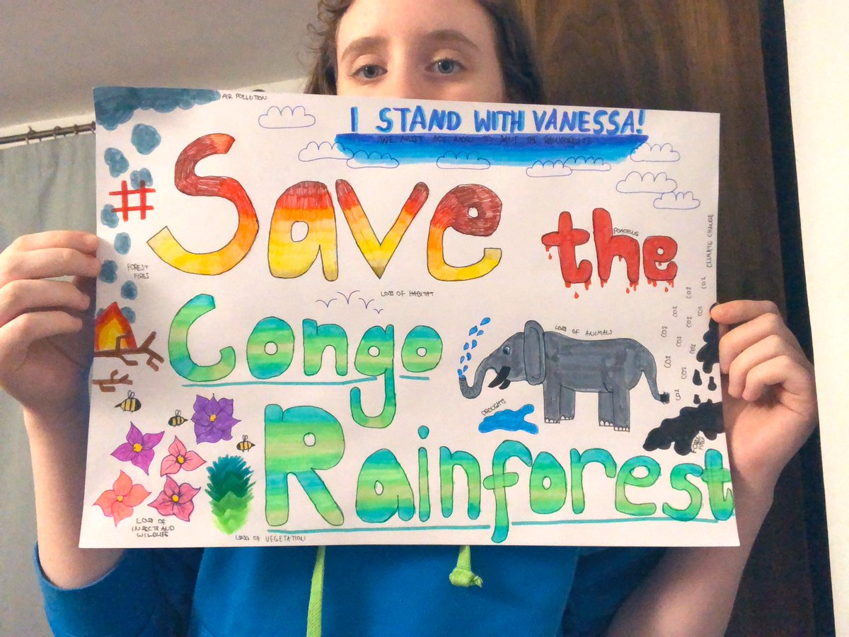 CerysGough's tweet image. DAY 2/30 #SaveCongoRainforest - had some ideas for protests, events and climate related things i could do next year so i’m making a plan, it’s gonna be part of my new years resolution list which is currently getting quite long, 2020 is going to be a year of climate action! 🌏