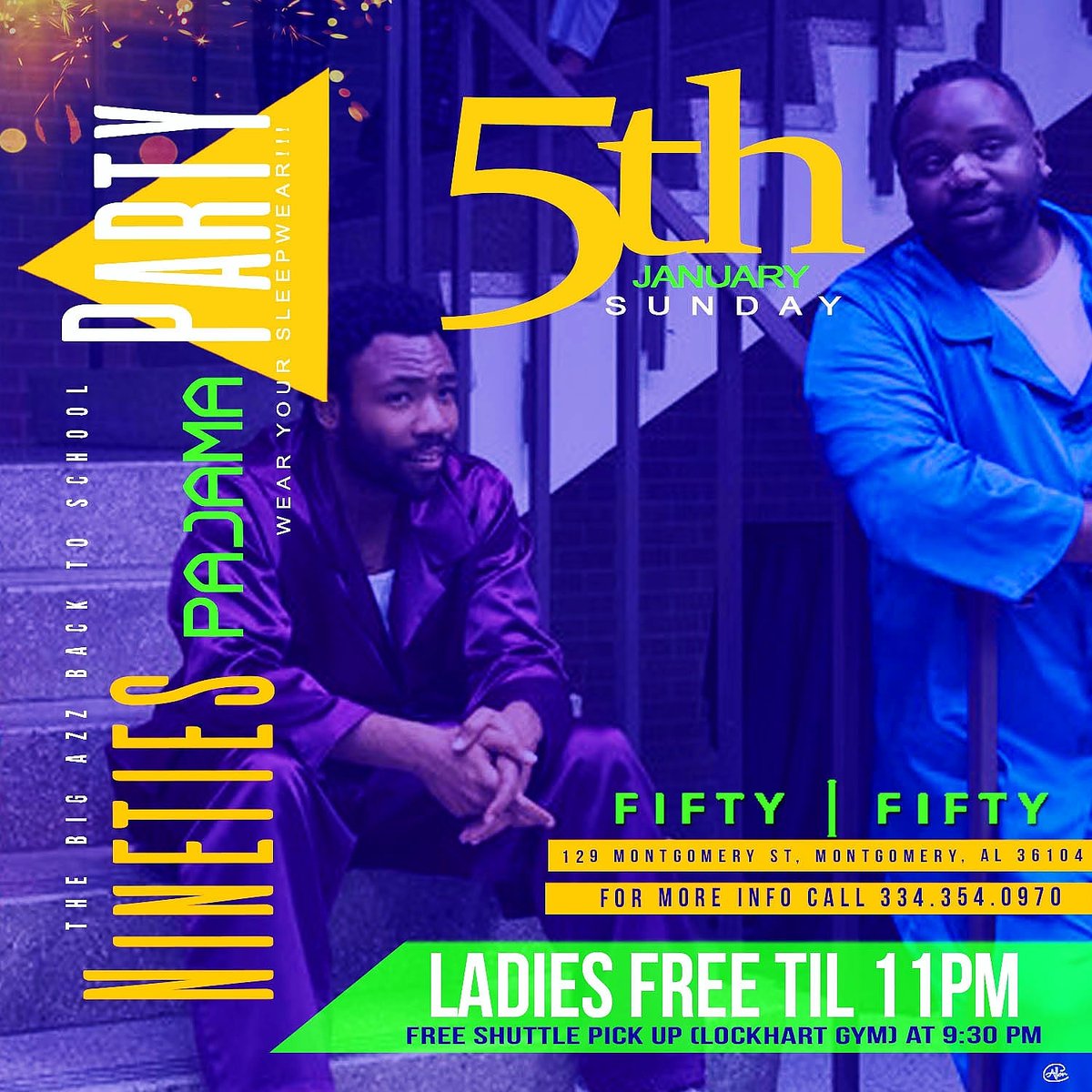 monopolyboard12's tweet photo. #TheBigAzzBack2School
#90sPajamasParty
Ladies Free til 11
Sunday January 5th, 2019
Free Shuttle bus at 930 
near front entrance
At 50/50 
#myasu #myasu22 #myasu23 #Aum #aum22 #aum23 #TroyU  #troyu22 #troyu23 https://t.co/UnBKAWLZwP