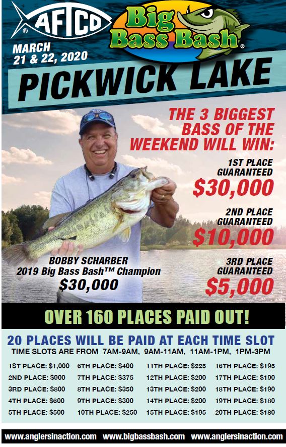 Big Bass Bash - Pickwick/Wilson Lake - March 21 & 22, 2020
BigBassBash.com #Alabama #Aftco #bassfishing