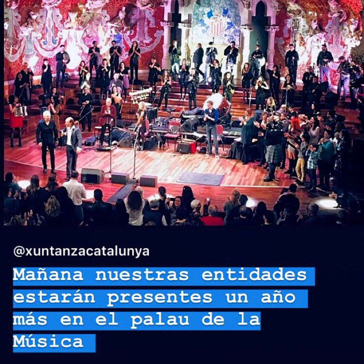 Mañana colaboración de los miembros de Xuntanza en el tradicional Concierto de Carlos Núñez para despedir el año 2019!!!
@casagalega_hosp 
@acgrosaliadecastro 
@agarimosdebadalona 
#palaudelamusica #carlosnuñez