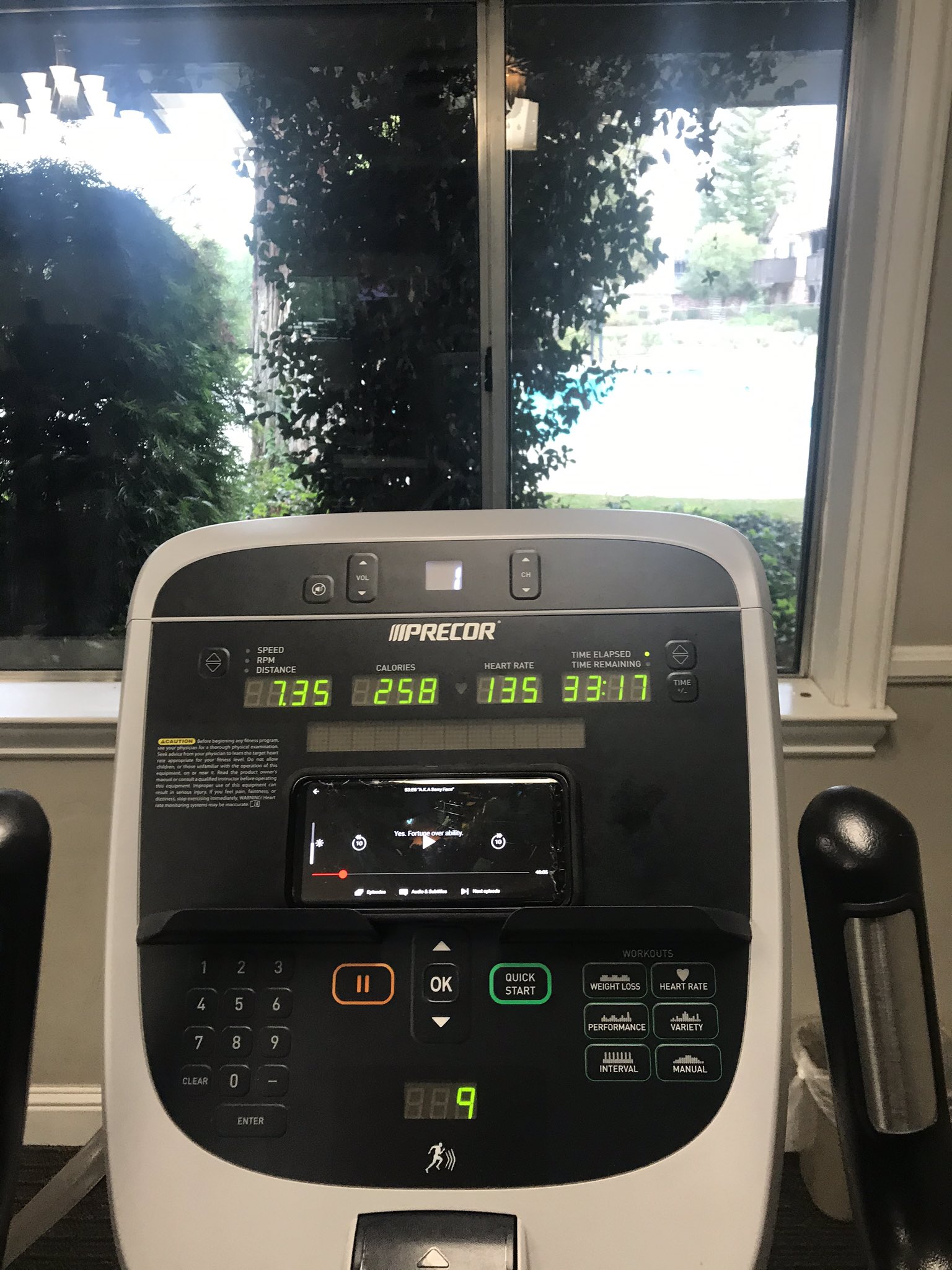 Daniel Thomas Clark on X I couldn t get on a treadmill it s too cold to run so I got on a bike. This article says that every 2.45 miles on a