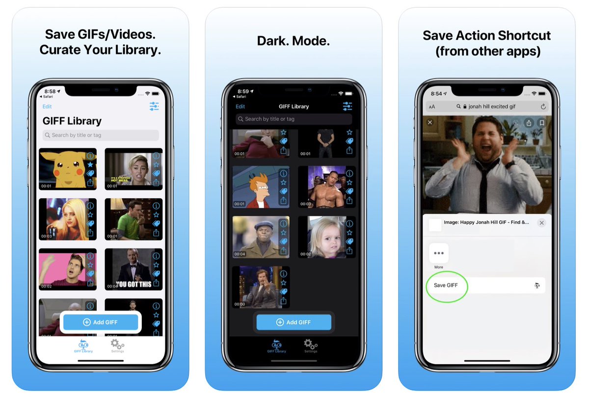 GIFF v2.1 is available NOW on the App Store! We've improved the flow, layout, and functionality from the ground-up!

apps.apple.com/us/app/giff-sa…