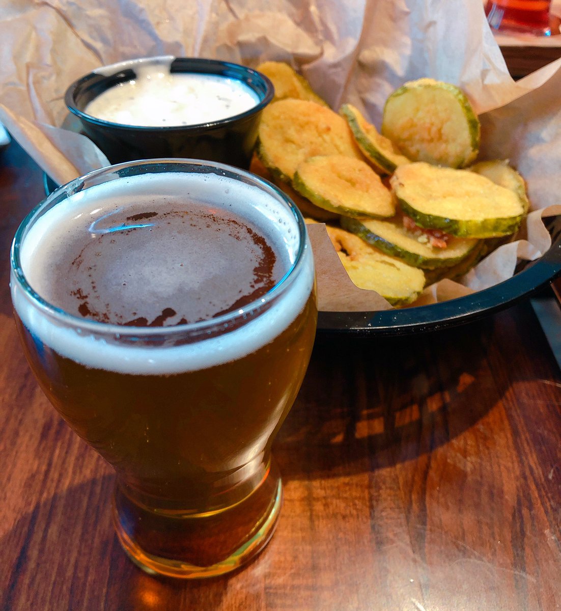 It’s Friday night and I’m craving fried pickles &amp; a beer! 🥒🍺
Here’s a list no one asked for but will come in handy one day (I promise!) - Best Fried Pickles I’ve had in Massachusetts
- Worcester Beer Garden (pictured)
- <a href="/Publickitchen_/">Public Kitchen</a> 
- <a href="/BostonBurgerCo/">Boston Burger Co.</a> 
- <a href="/RedHeatTavern/">Red Heat Tavern </a>