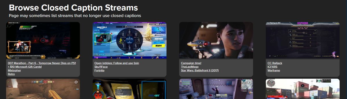 ACPixel's tweet image. Pixel Chat now has a page to browse streams that are using CC! It may show a stream that doesn't use CC sometimes, as it's super hard to tell if they're really using it or not on our end. Either way, enjoy! app.pixelchat.tv/browseCC (ctrl f5 if not loading)