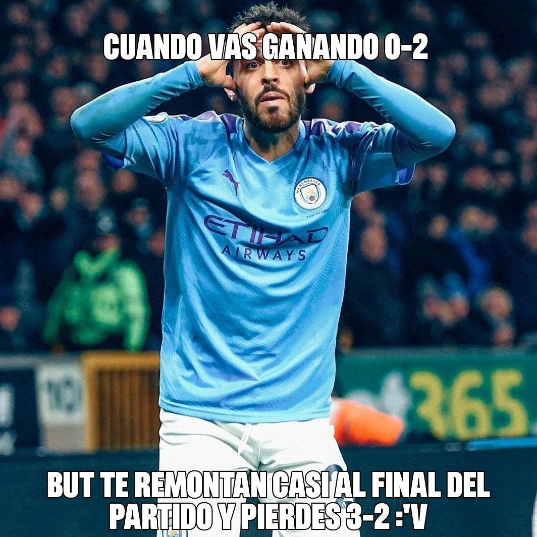 KevinFarinango5's tweet photo. ME VOY A DEDICAR A SUBIR MEMES TAMBIÉN 🤣😂
.
.
.
.
#premierleague #premier #inglaterra #noticiasfutbol #foxsports #beinsport1 #golazo #goltv #onefootballl #jornada19 #wolverhampton #wolves #manchestercity #rauljimenez #sterling #bernardosilva #memes #memesfutbol https://t.co/JUkkuGnjf5