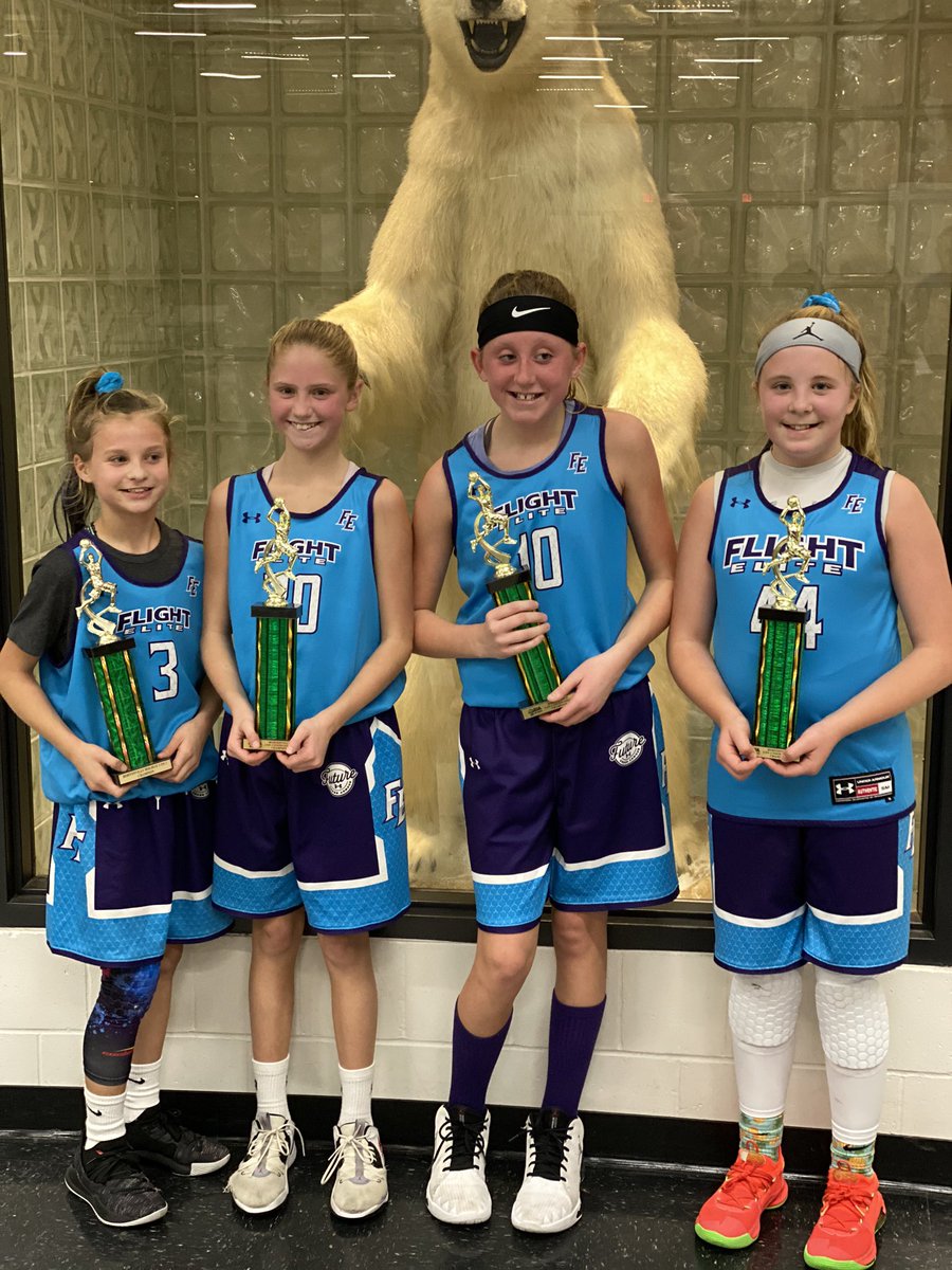 5th Grade Girls getting some Christmas hardware! 🏀🥇