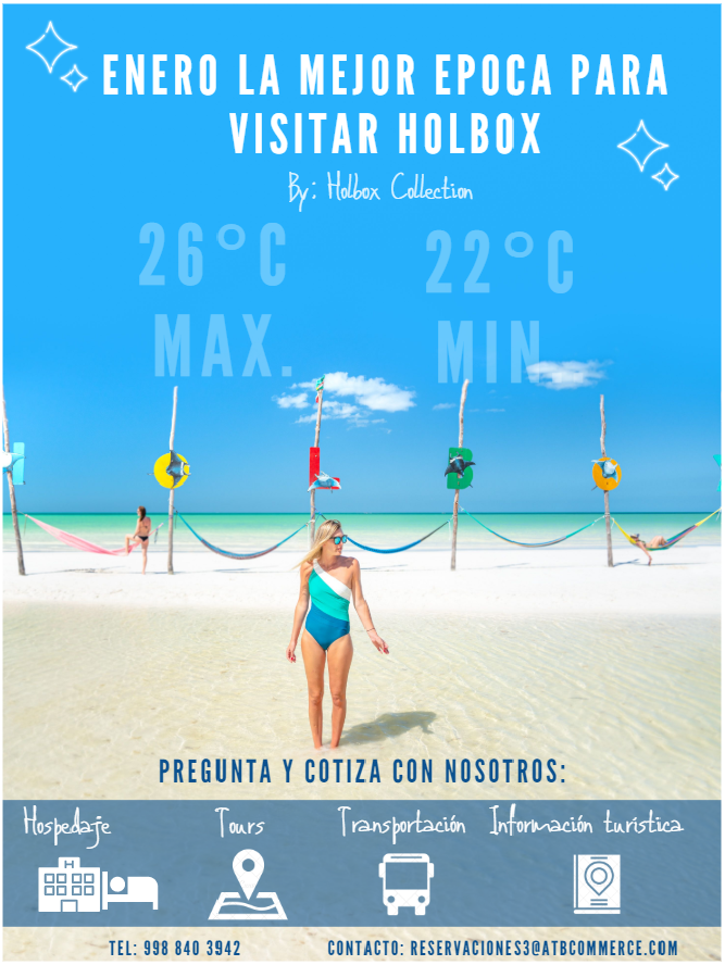 MexicoHolbox's tweet photo. ¿Ya sabes que hacer en Enero? El próximo año se tiene pronosticado un inicio de año de pura diversión en Holbox. Pregunta por cualquier servicio que necesites, solo aquí con nosotros. 

Tel: 998 840 3942
Contacto: reservaciones3@atbcommerce.com 🌅 https://t.co/dCrdqE5Bir