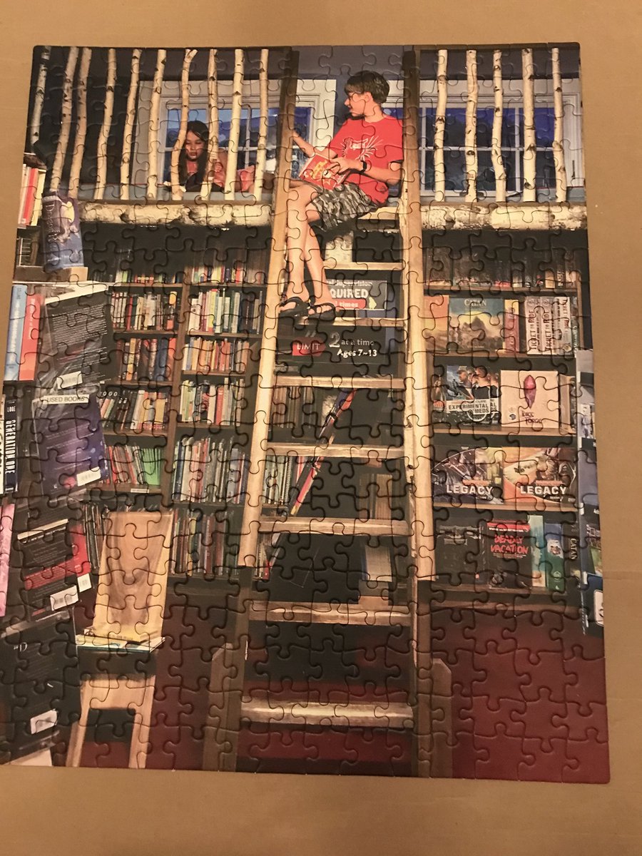swernerauthor's tweet photo. Finished my Christmas present! #northshirebookstore https://t.co/GHI1k6tVy2